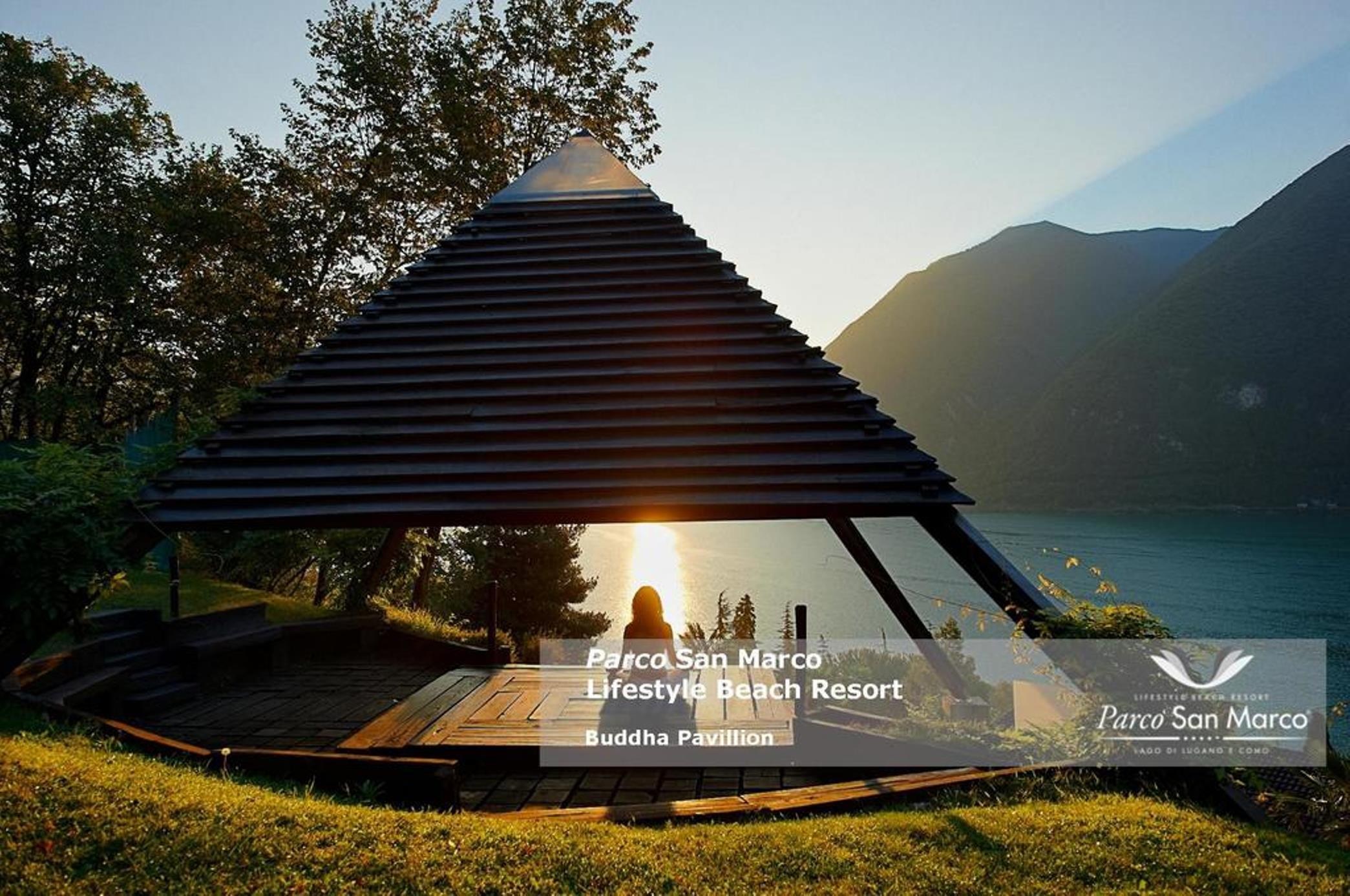 Parco San Marco Lifestyle Beach Resort Porlezza Exterior foto